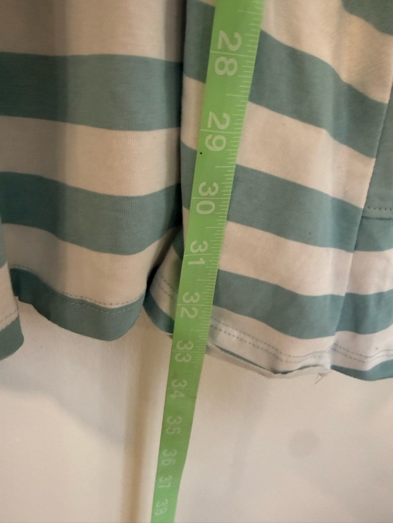 Simply Southern Striped Tank Dress XL Blue White Casual Summer Beach Cover Up - Picture 9 of 10